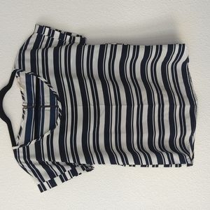 Olive & Oak Striped Cuffed Short Sleeve